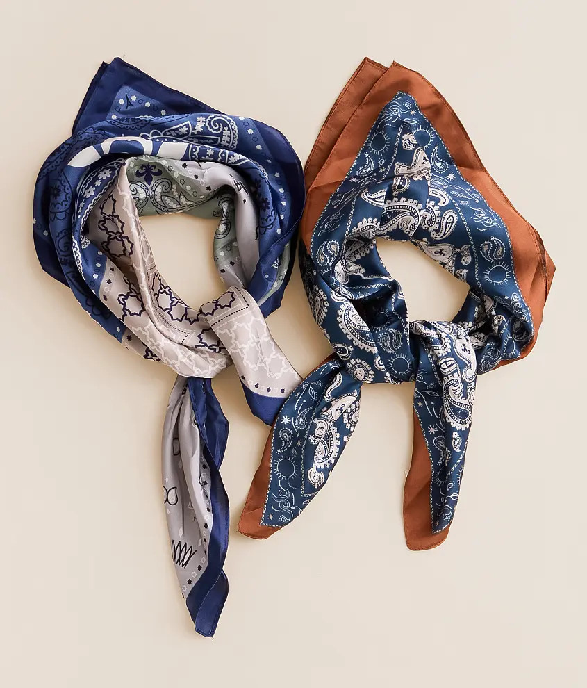 New2 Pack Paisley Fashion Scarf SetLa ValentinaPrice $24.99What do you want to know about this p... | Buckle