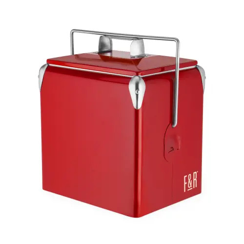 Foster & Rye Vintage Metal Cooler in Red at Nordstrom | Nordstrom