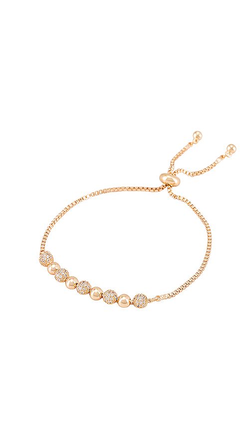 Ettika Bead Bracelet in Gold - Metallic Gold. Size all. | Revolve Clothing (Global)