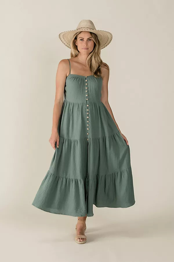 Rylee + Cru Mommy & Me Tiered Maxi Dress | Anthropologie (US)