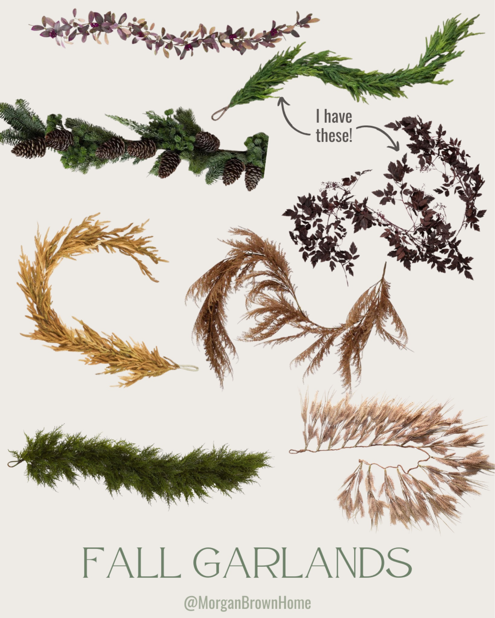 Bring the beauty of the outdoors inside with these nature-inspired fall garlands! Perfect for adding a warm, cozy touch with rich autumn tones and earthy textures to your home this season. #FallDecor #NatureInspired #CozyVibes

#LTKhome #LTKSeasonal #LTKfindsunder50