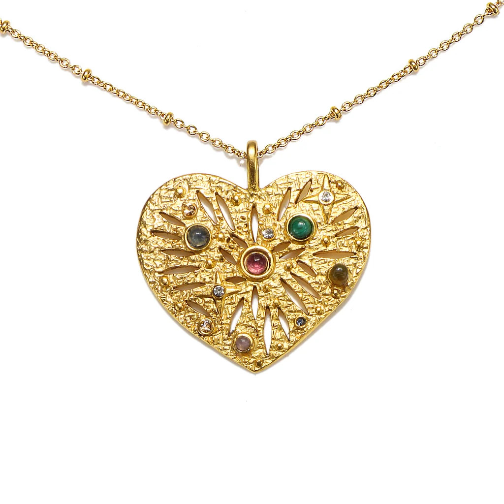 Devotion Talisman Medallion Necklace | Sequin