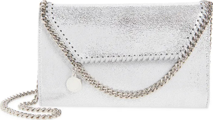 Mini Falabella Metallic Crossbody Bag | Nordstrom