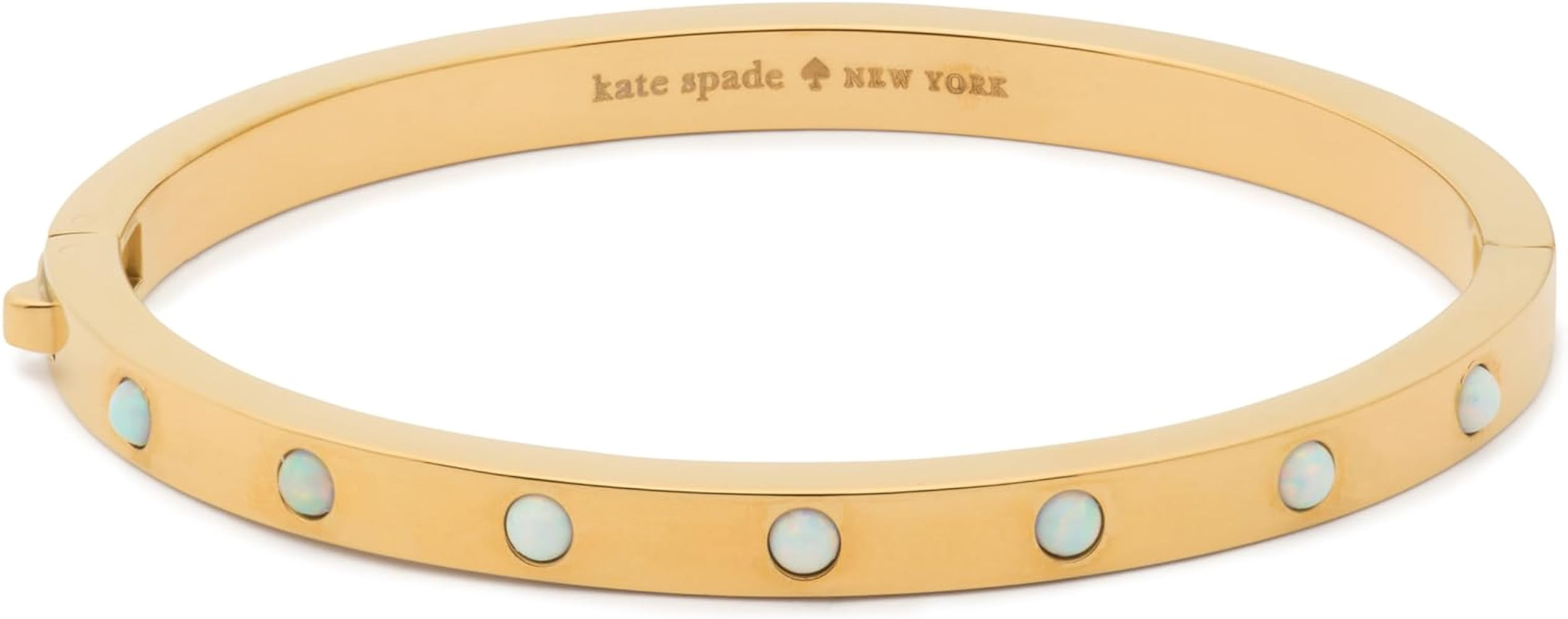 kate spade new york Set in Stone Metal Hinged Bangle | Amazon (US)