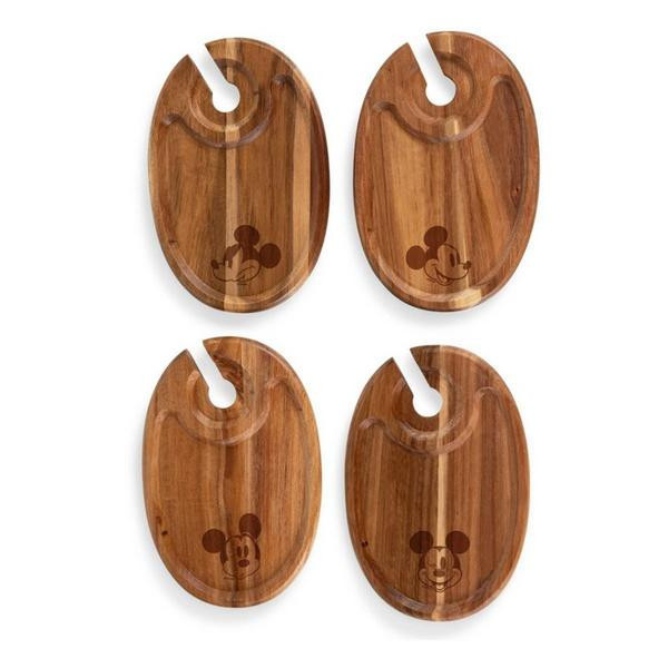Picnic Time Mickey Mouse Wine Appetizer Plate (Set of 4) | Scheels Sports