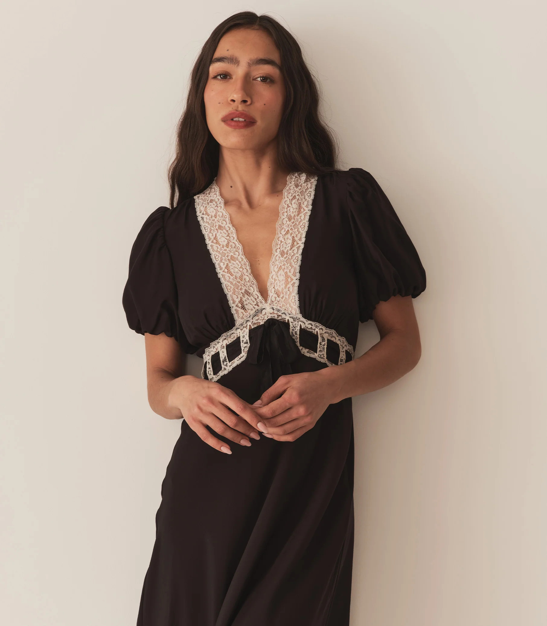 Augustina Dress - Black | DÔEN | DOEN