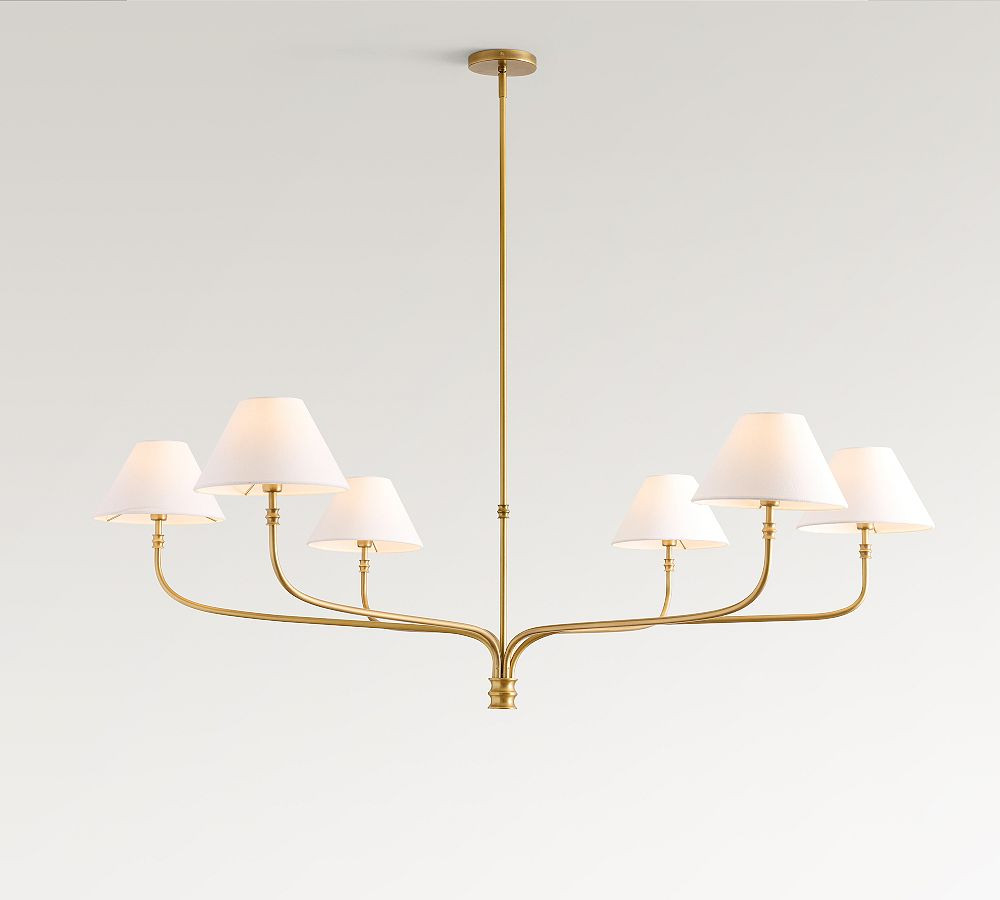 Collins Metal Round Chandelier (36"-60") | Pottery Barn (US)