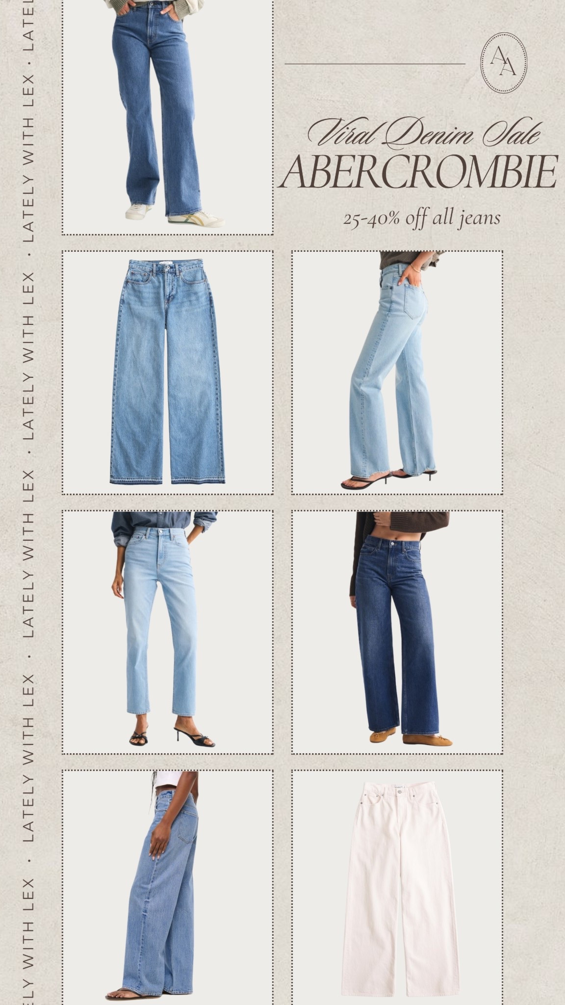 Abercrombie’s viral Denim Sale is happening now! Save 25-40% off their jeans! Plus, you can use code AFDENIM to save an extra 15% off at checkout! 

Just checked and lots of styles + sizes are still in stock— they go fast, so now is a good time to buy before sizes are gone! They always have some of my favorite jeans!! Linking lots of styles here✨

#LTKSeasonal #LTKSaleAlert #LTKPetite