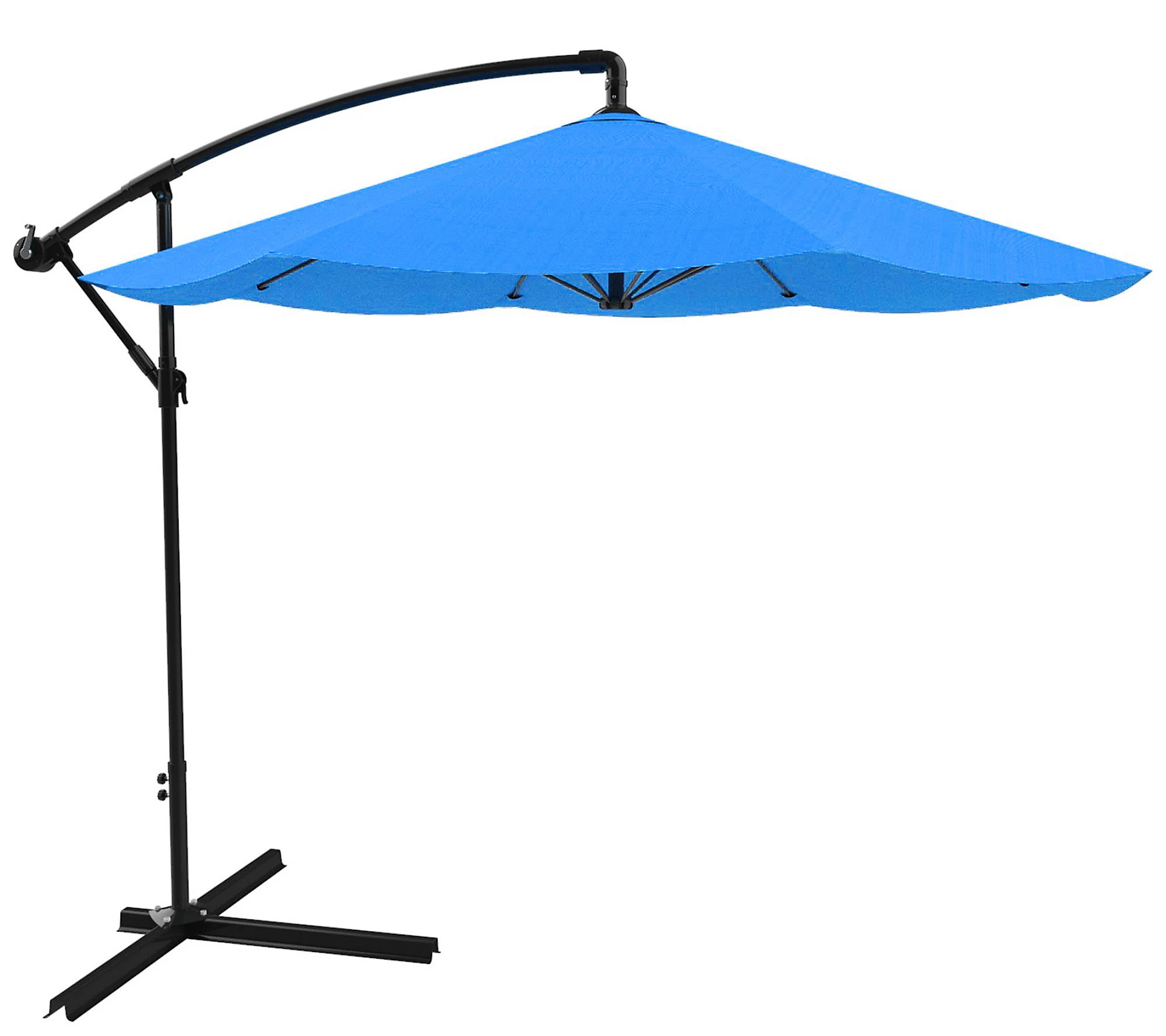 Pure Garden Hanging Cantilever Patio Umbrella | QVC