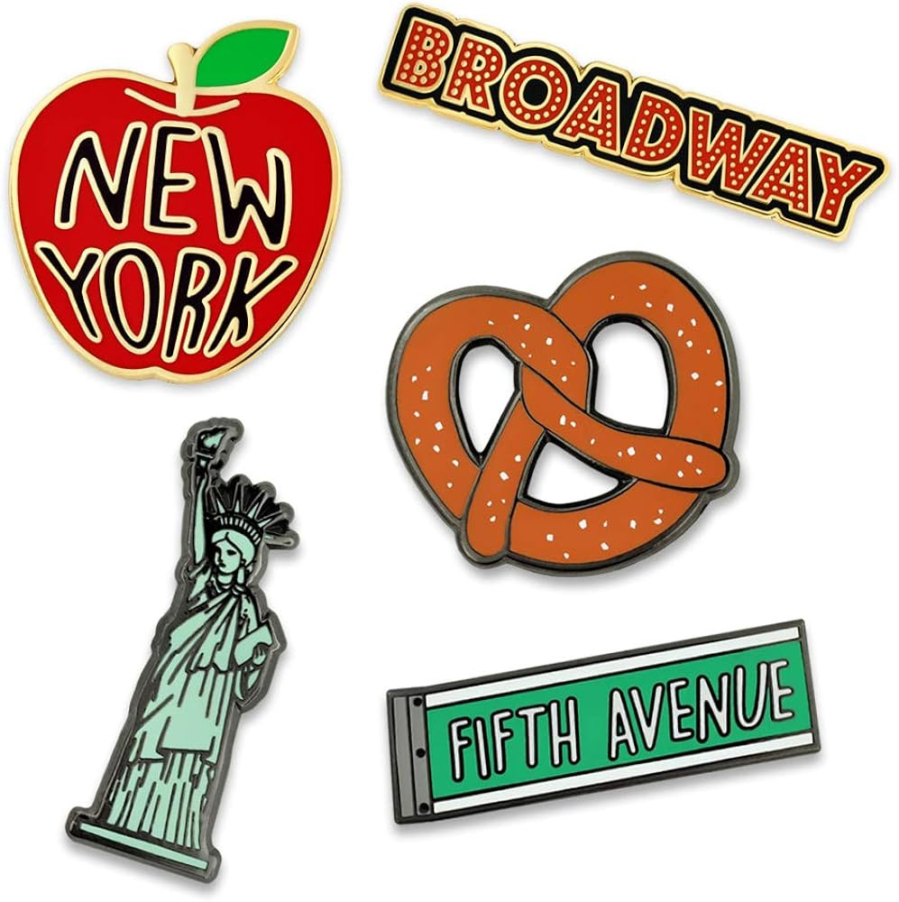 PinMart New York Souvenir Enamel Lapel Pin | Amazon (US)