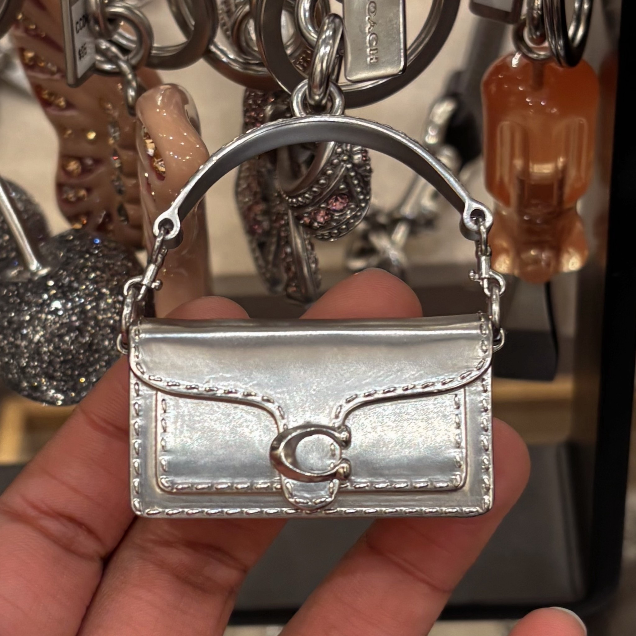 Coach Bag Charm 🛍️🩶

#LTKFindsUnder100 #LTKGiftGuide