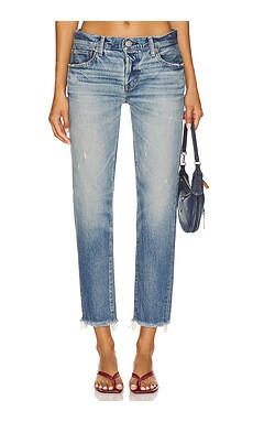 Moussy Vintage Bretton Tapered in Light Blue from Revolve.com | Revolve Clothing (Global)
