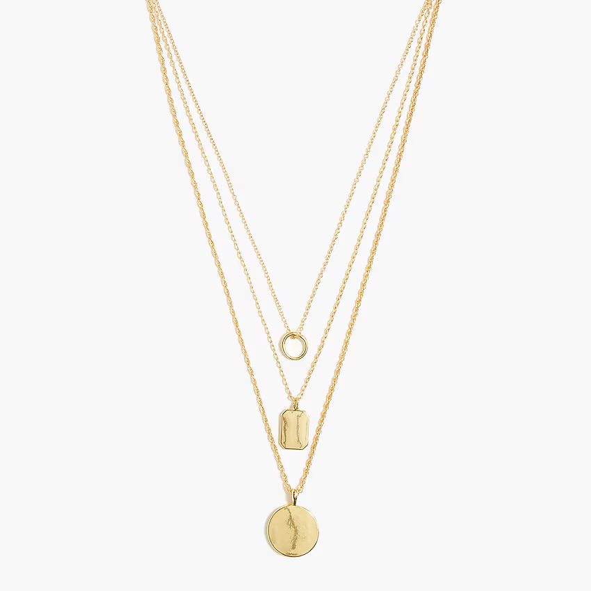 Three-layer gold necklaceItem BH380 
 
 
 
 
 There are no reviews for this product.Be the first ... | J.Crew Factory