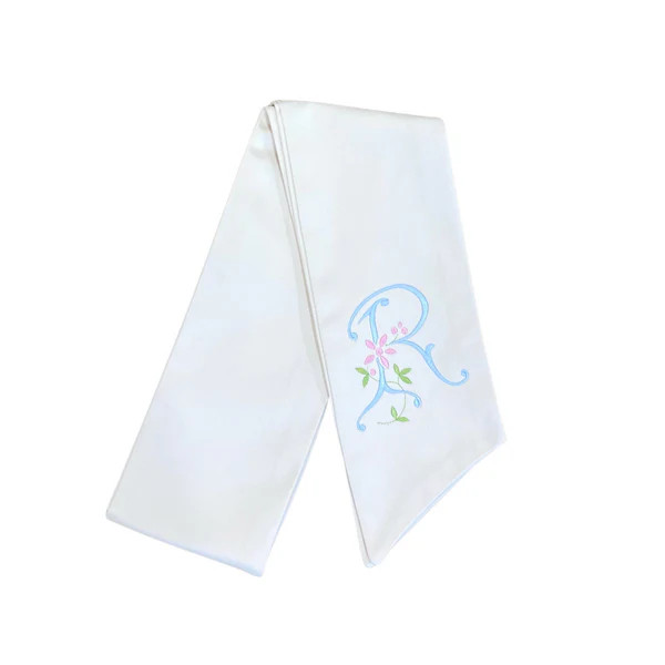 Spring Monogram Wreath Sash | Fig and Dove