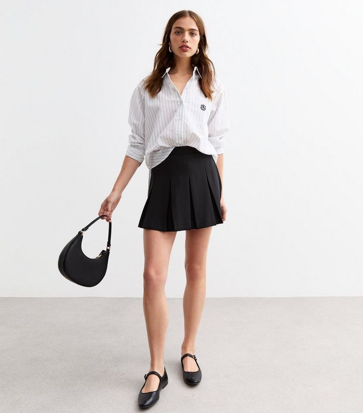 Black Box Pleat Micro Mini Skirt 
						
						Add to Saved Items
						Remove from Saved Items | New Look (UK)