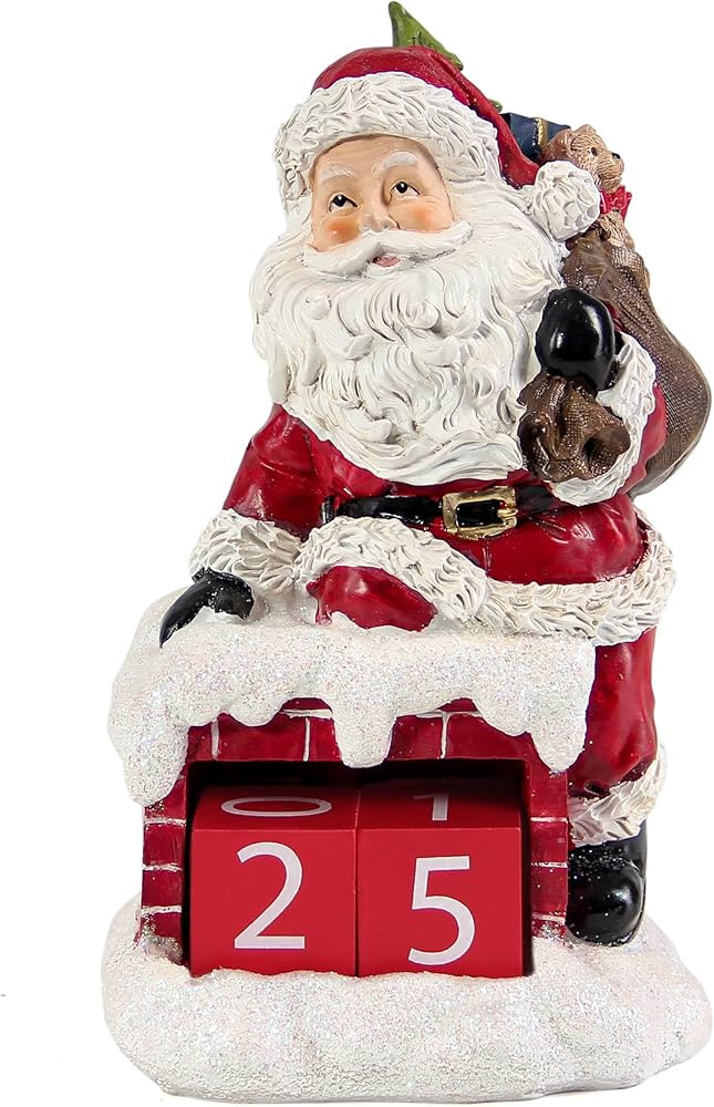 2025 Christmas Countdown Blocks Advent Calendar, Christmas Decorations, Winter Santa Claus Figuri... | Amazon (US)
