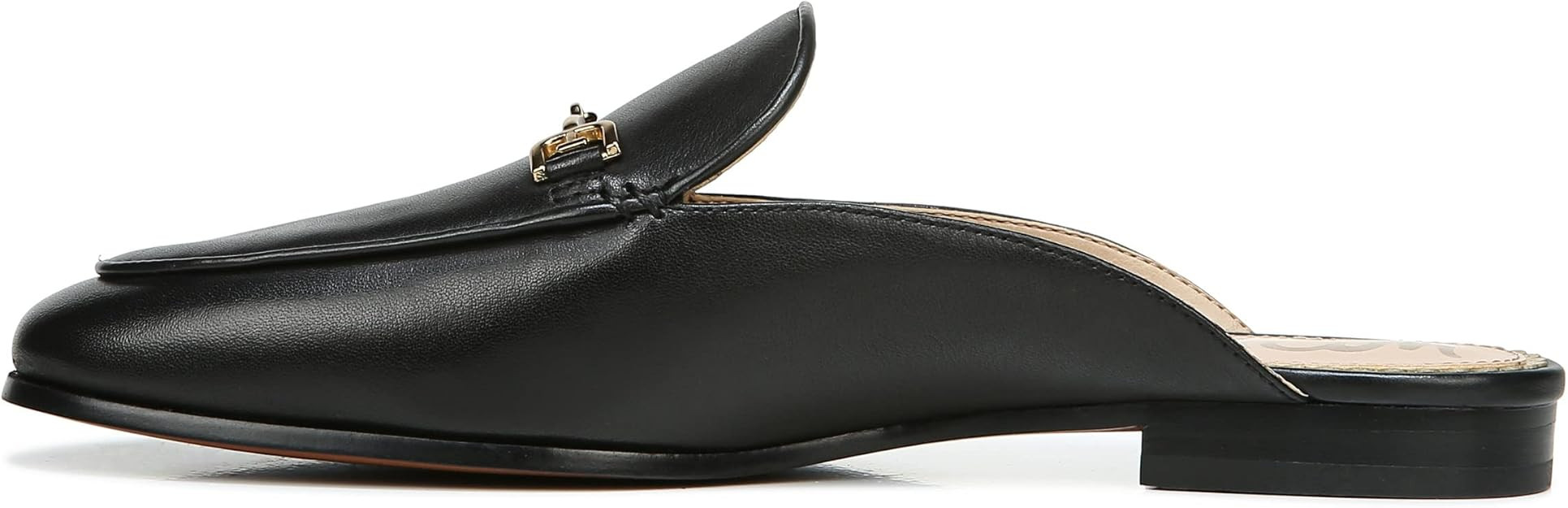 Amazon.com | Sam Edelman Women's Linnie Flat Mules, Black, 7.5 Medium US | Flats | Amazon (US)