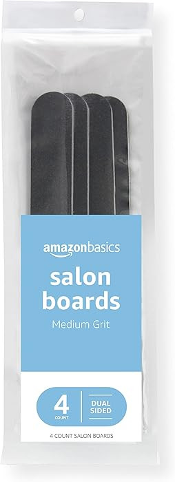 Amazon Basics Salon Boards 4-Pack, Black | Amazon (US)