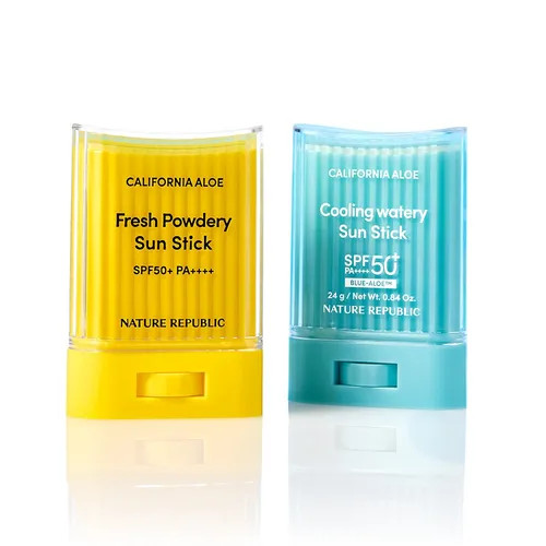 NATURE REPUBLIC - California Aloe Fresh Powdery Sun Stick Renewal | YesStyle Global