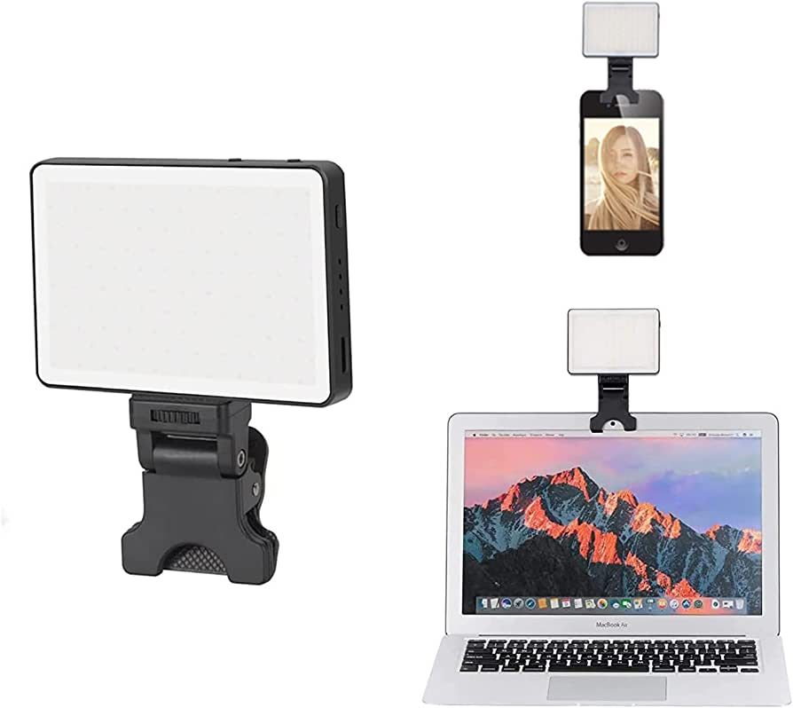 King Ma Video Conferencing Lighting, 3 Light Modes Portable LED Clip Light for Webcam Lighting, Z... | Amazon (US)