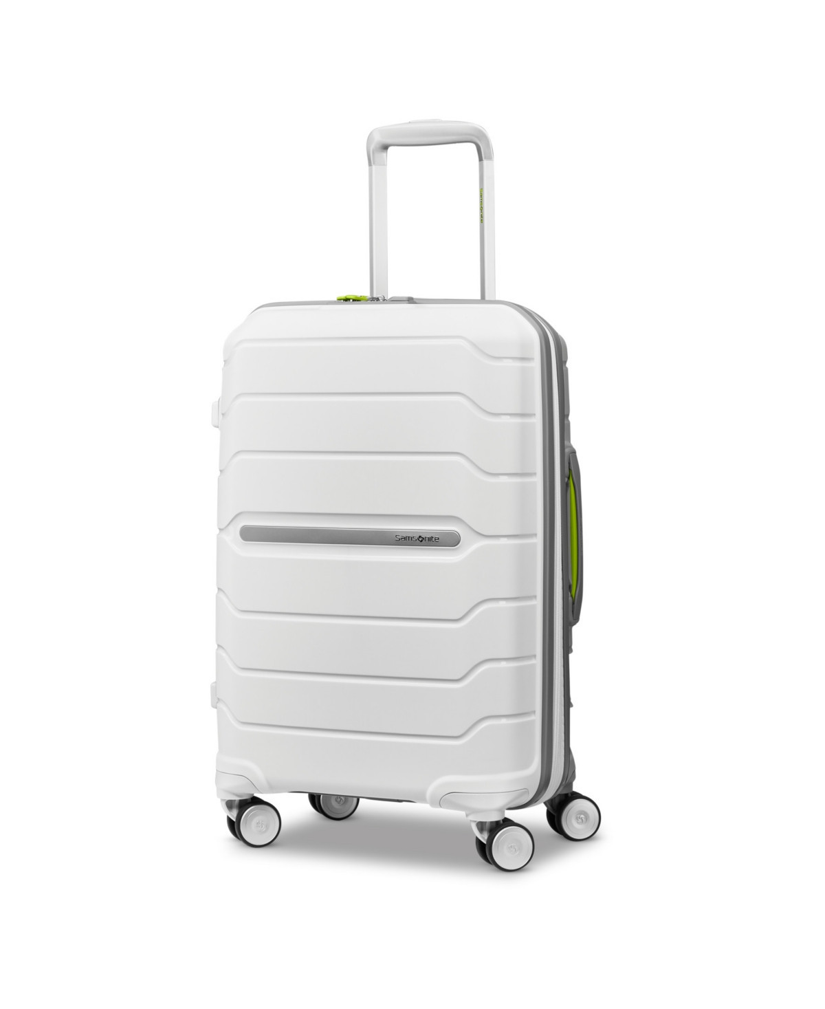 Samsonite Freeform 23" Carry-On Expandable Hardside Spinner - White, Gray | Macy's
