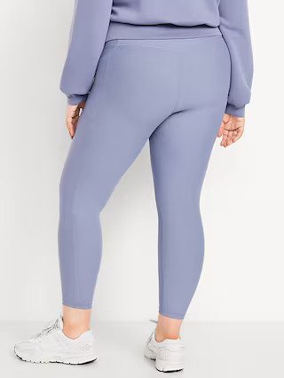 Extra-High Waisted PowerSoft Boundless 7/8 Pocket Leggings – No Front Seam | Old Navy (US)