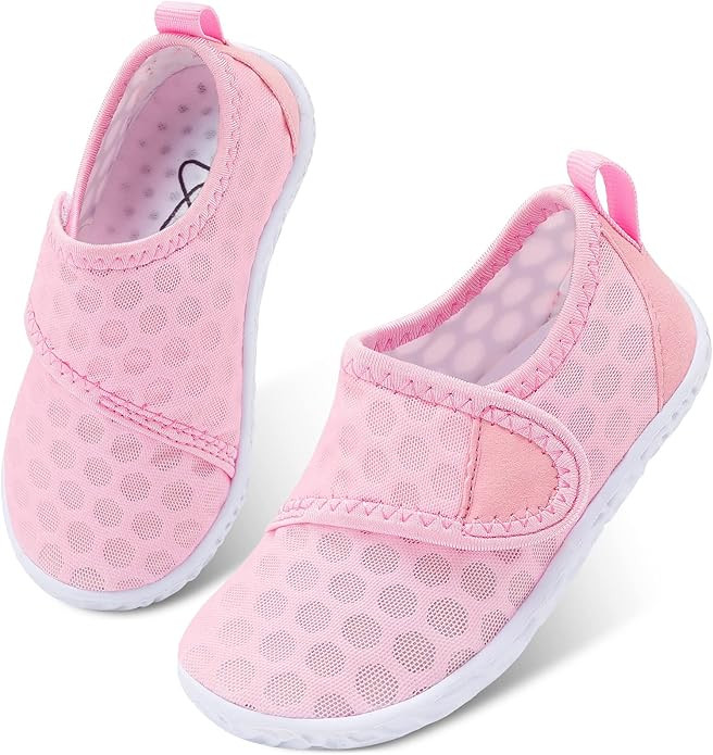 LeIsfIt Toddler Water Shoes Boys Girls Barefoot Aqua Socks Kids Breathable Quick-Dry Swim Shoes f... | Amazon (US)