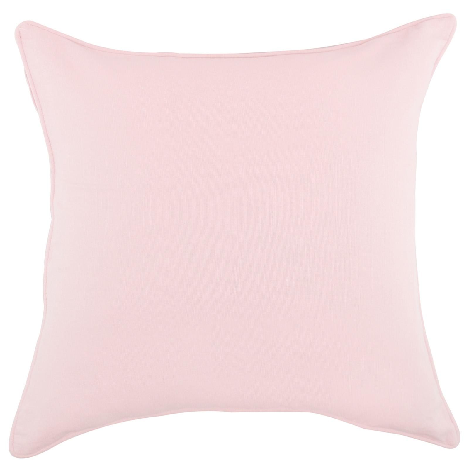 American Colors Brand Heritage Cotton Solid Pillow Blush | Hayneedle
