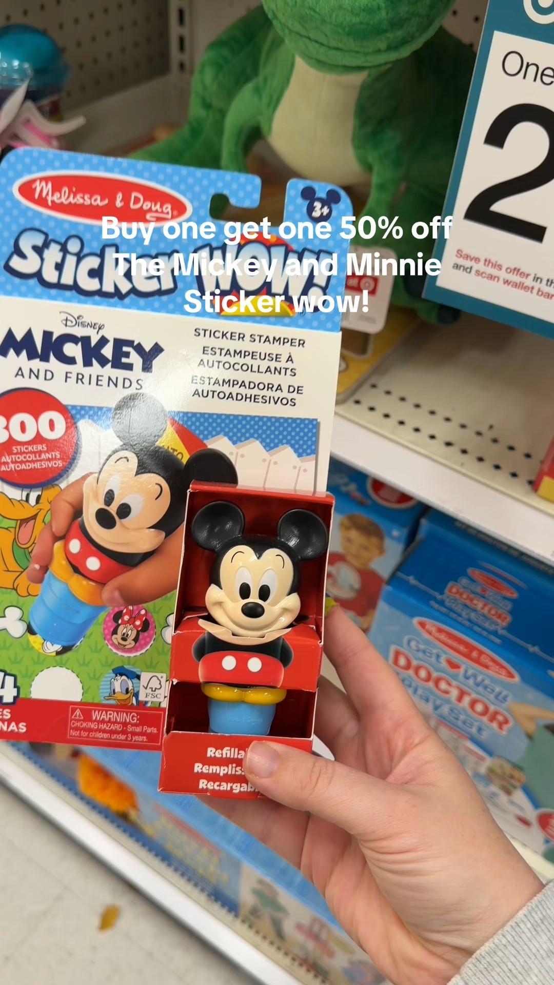 Buy one get one half off at target this week for certain Melissa and Doug items including these sticker wows!

#LTKKids #LTKHoliday #LTKGiftGuide