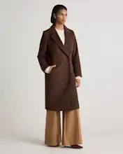 Italian Wool Classic Single-Breasted Coat | Quince