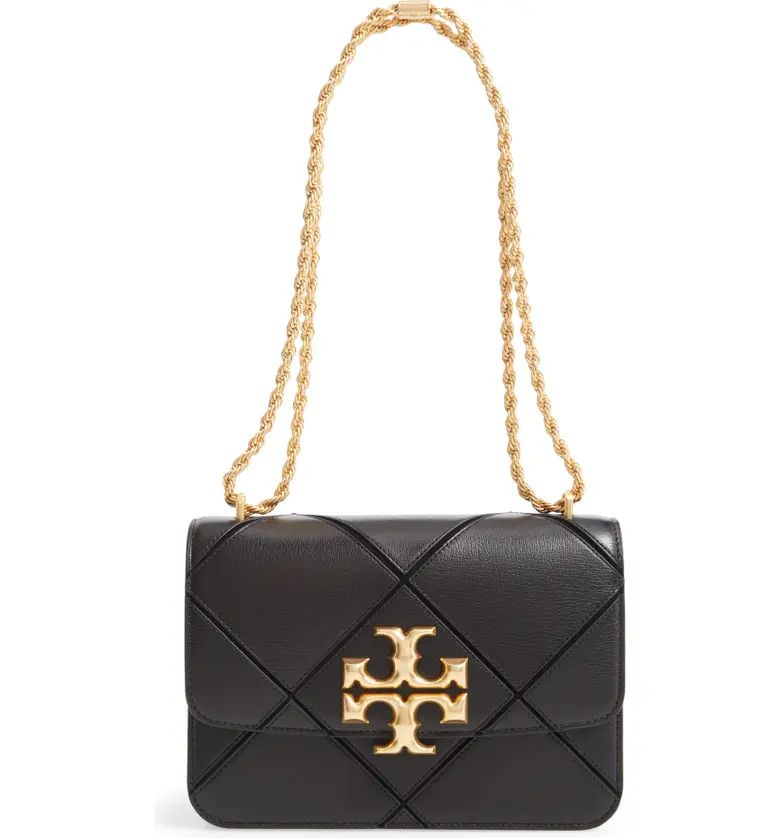 Tory Burch Eleanor Diamond Panel Leather Flap Bag | Nordstrom | Nordstrom