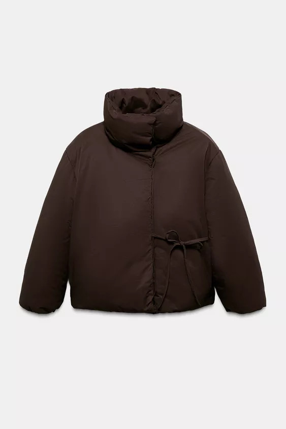 SHORT QUILTED JACKET WITH WATER AND WIND PROTECTION | Zara UK