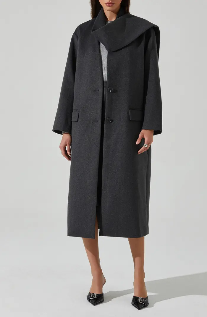 ASTR the Label Londyn Cowl Neck Coat | Nordstromrack | Nordstrom Rack
