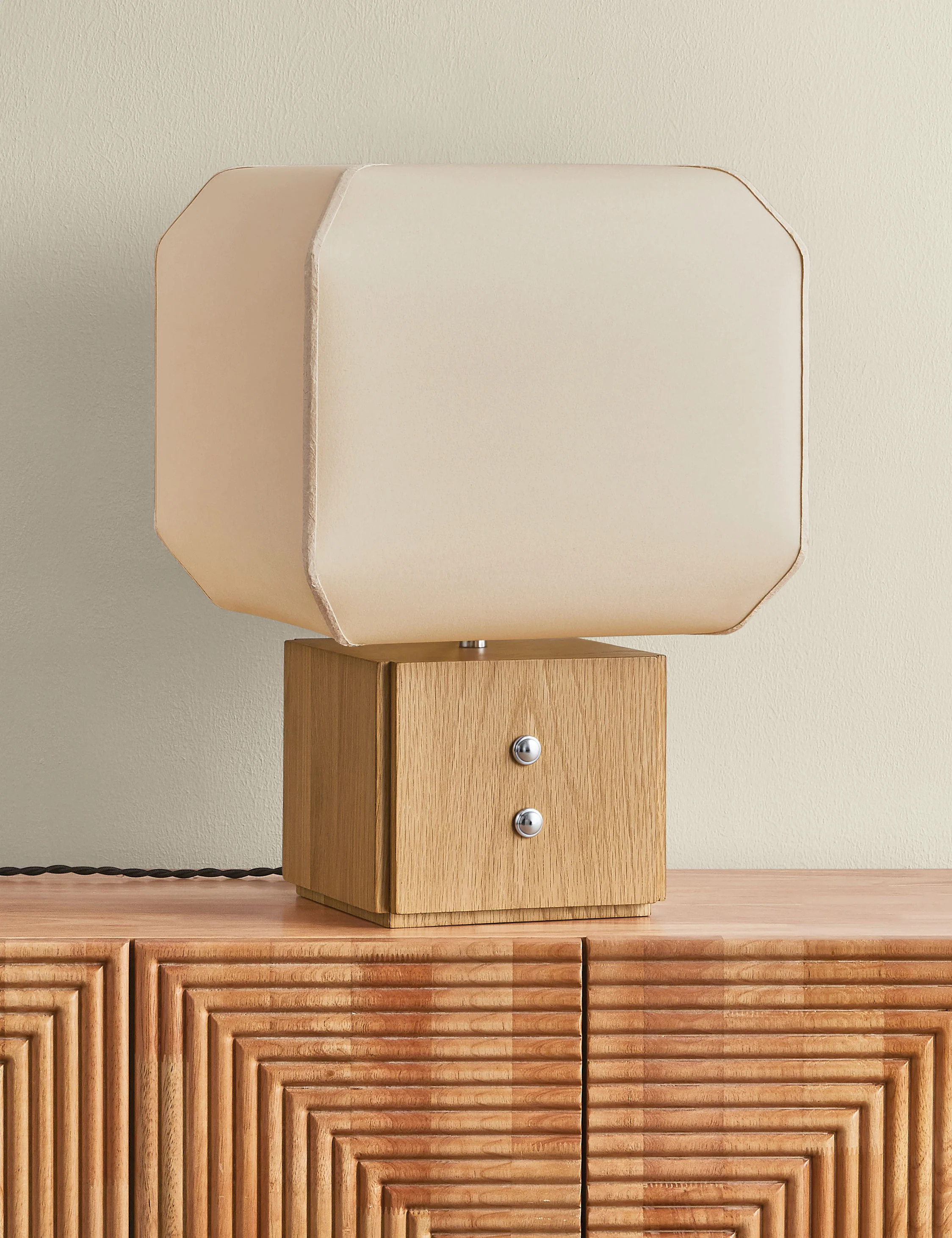 Ayo Table Lamp, Nickel | Lulu and Georgia 