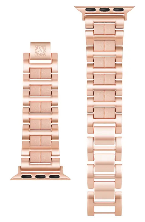 Anne Klein Apple Watch® Bracelet Watchband in Rosegold at Nordstrom | Nordstrom