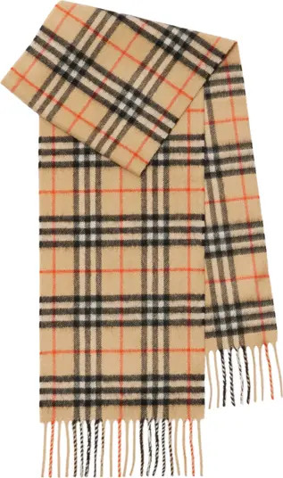 Check Cashmere Scarf | Nordstrom