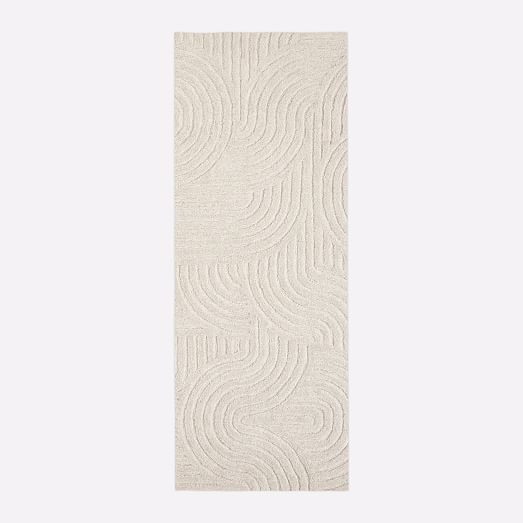 Curved Lines Easy Care Rug | West Elm (US)