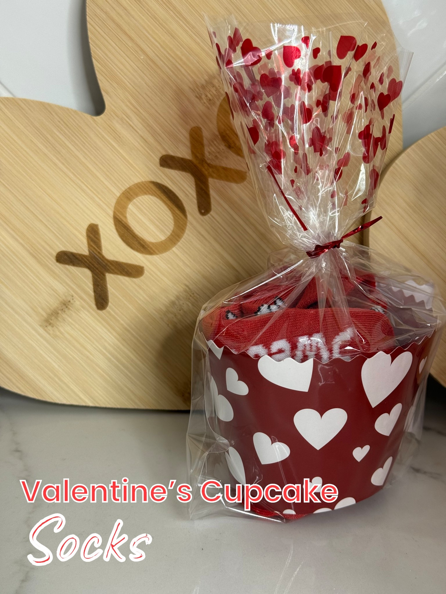 Here’s another option for the cupcake sock Valentines. These are festive dress socks. The kit comes with everything you need to make the presentation pictured. These come out to less than $1.50 each.  #valentinesdaygiftguide 

#LTKValentine #LTKSeasonal #LTKKids