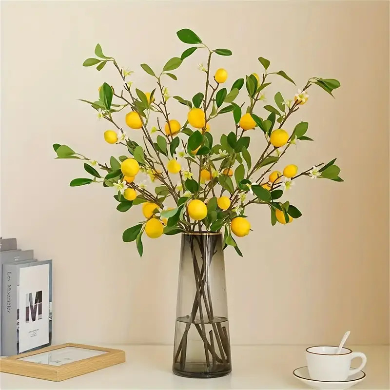 Lemon Branch Decoration Vibrant Yellow Table Centerpiece - Temu | Temu Affiliate Program