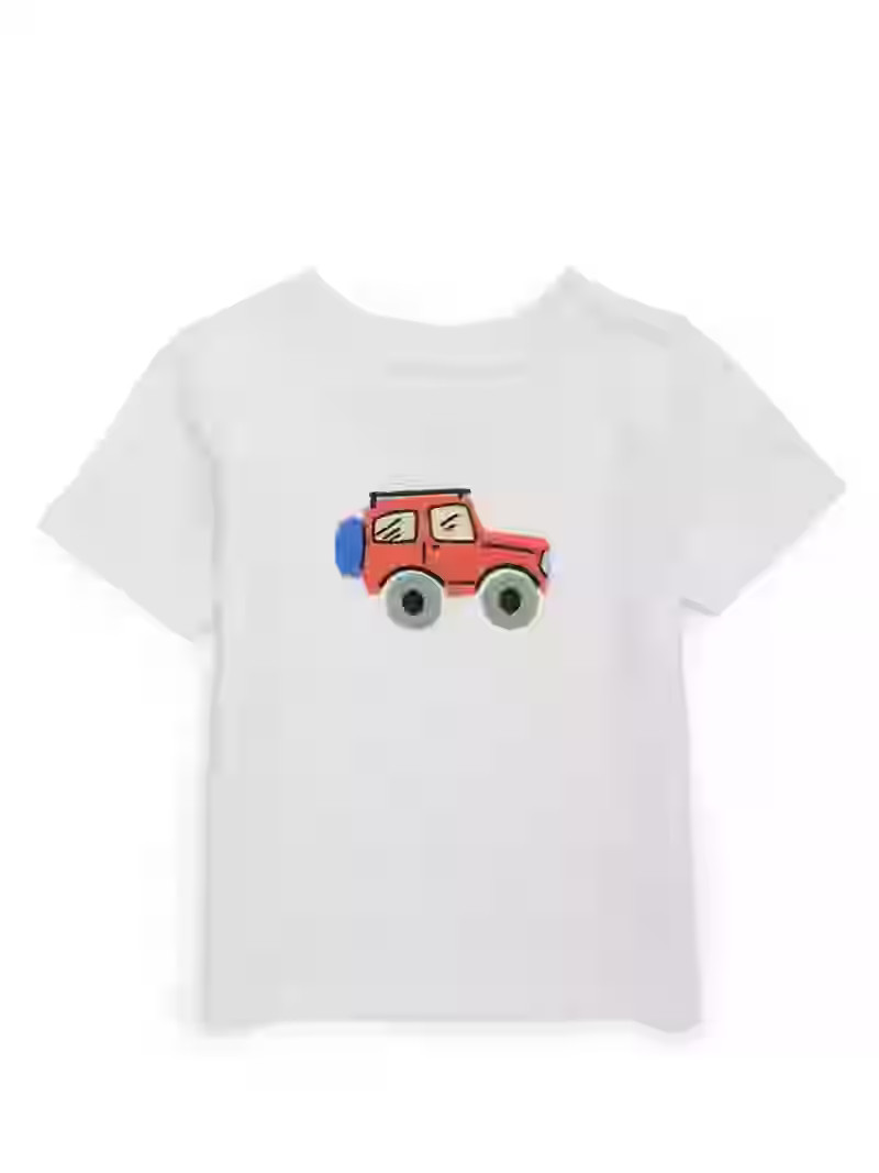 Garanimals Baby Boys' Chenille Graphic Tee with Short Sleeves, Sizes 0M-24M | Walmart (US)