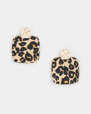 No Droop™ Leopard Drop Earrings | Chico's