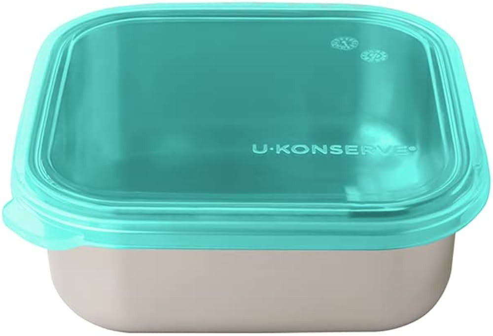 U Konserve Stainless Steel Food Storage Bento Box Container, Leak Proof Silicone Lid Dishwasher S... | Amazon (US)