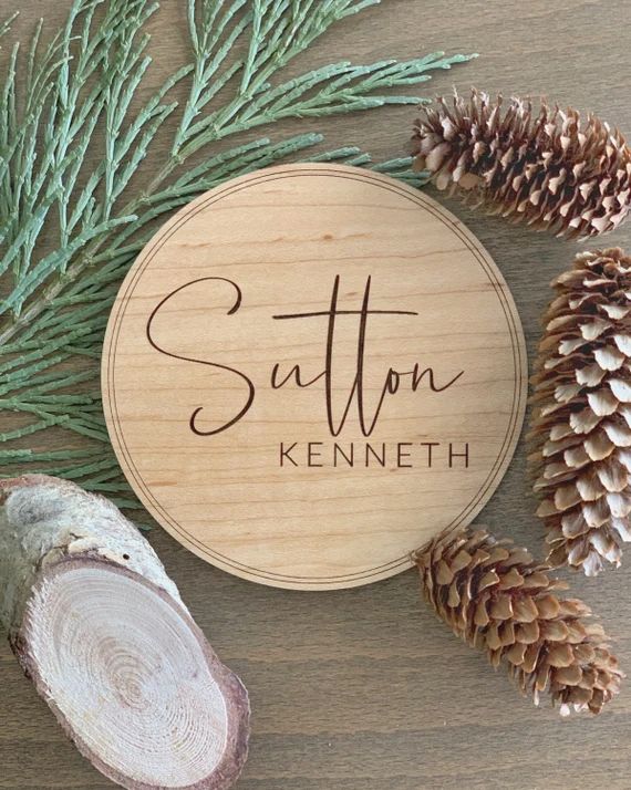 Wooden Personalized Baby Name Announcement  Baby Name | Etsy | Etsy (US)