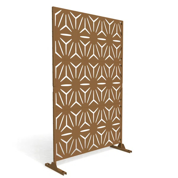 6 ft. H x 4 ft. W Stanaford Metal Privacy Screen | Wayfair North America