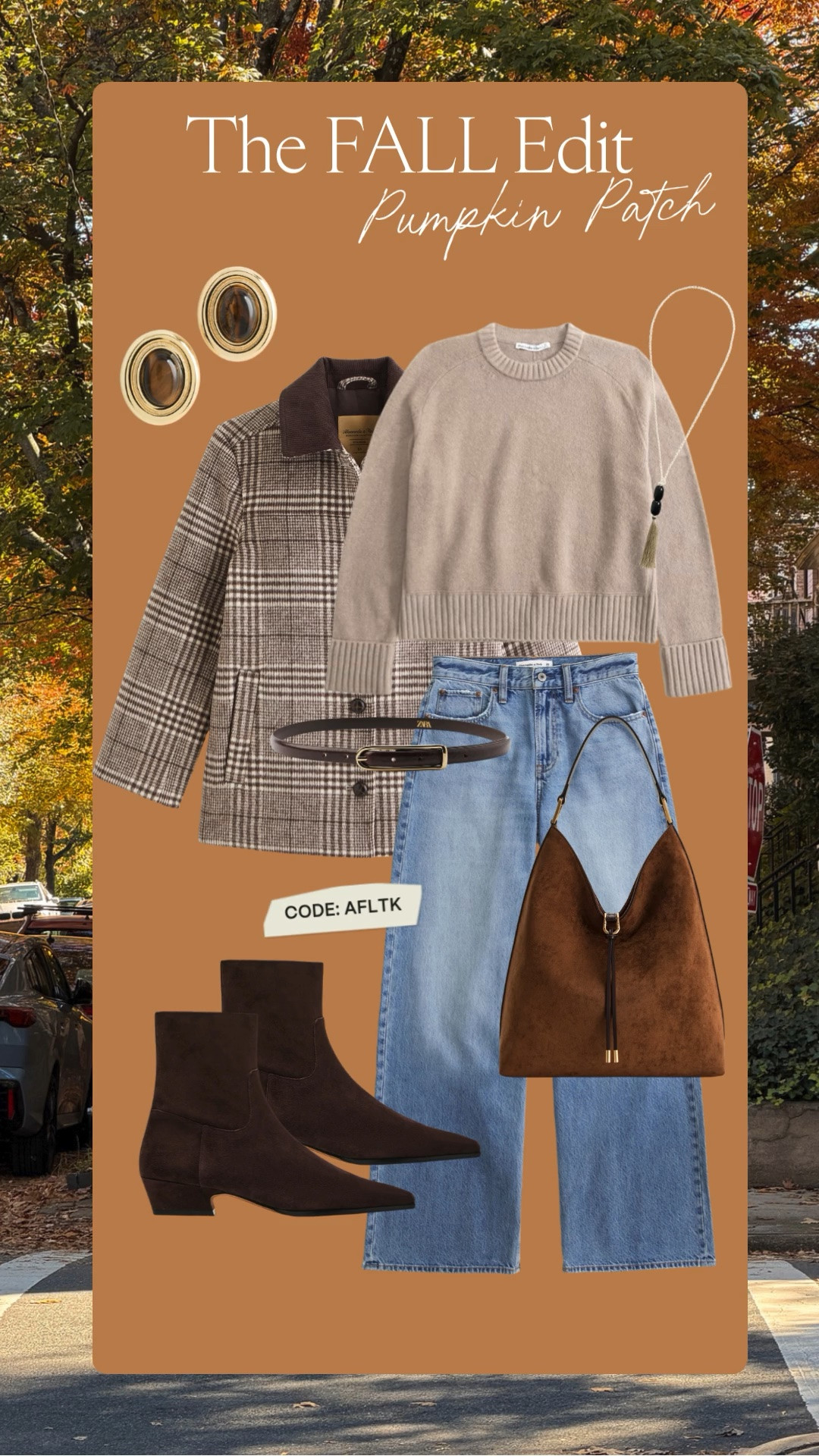 The Fall Edit Outfit Inspo! What to wear to the pumpkin patch 🎃

fall outfits, fall fashion, wide leg jeans, fall sweaters, fall shoes, plaid jacket, fall jacket, Abercrombie sale, Abercrombie code, sale alert