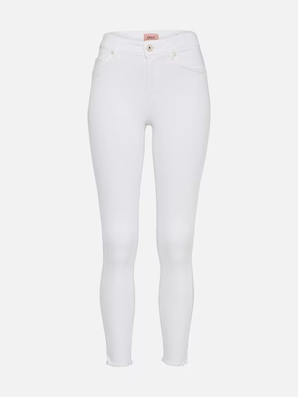 ONLY Jeans 'onlBLUSH MID ANKLE WHITE' in weiß | ABOUT YOU (DE)