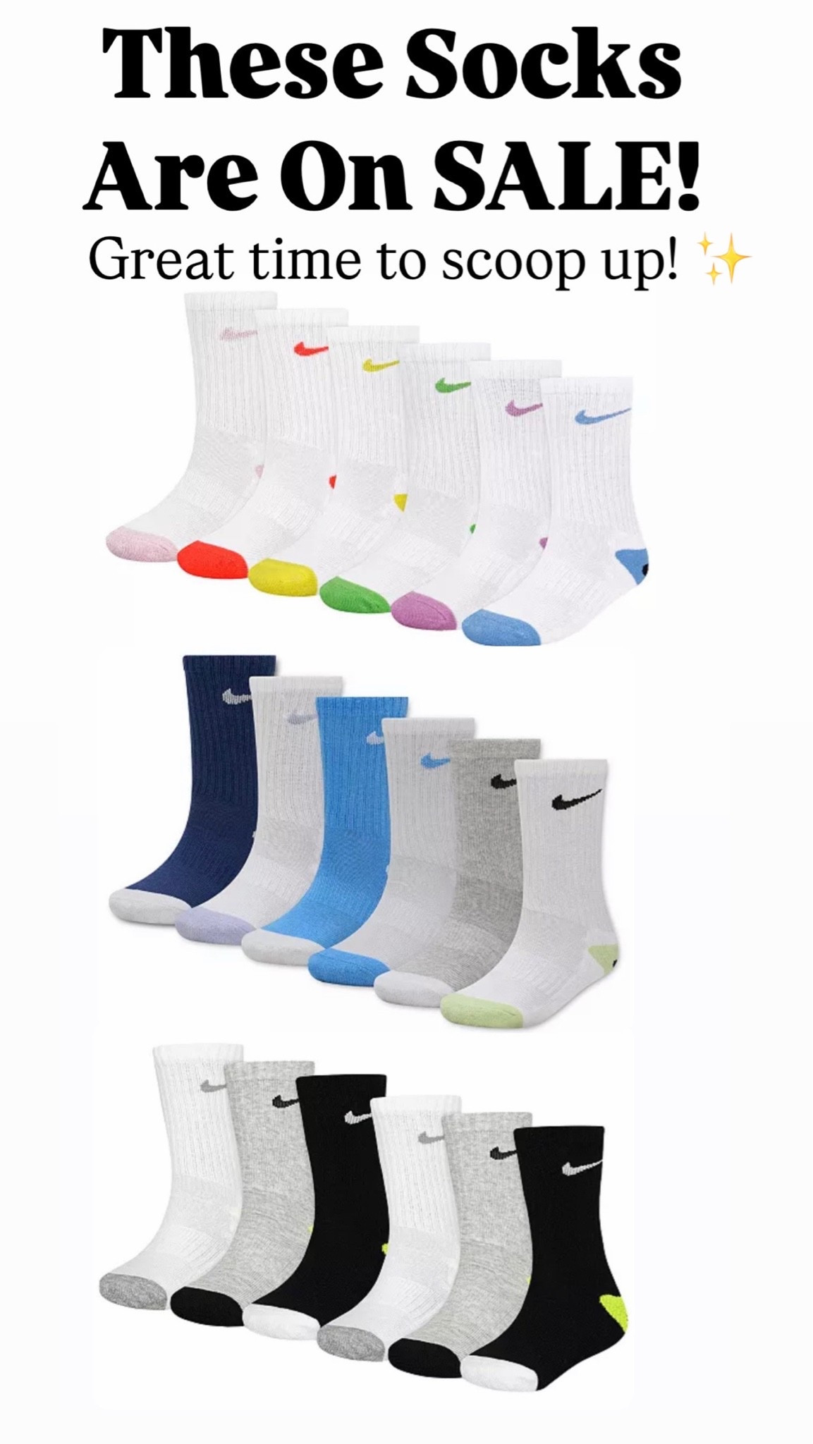 Nike socks for kids are on sale

#LTKKids #LTKSaleAlert