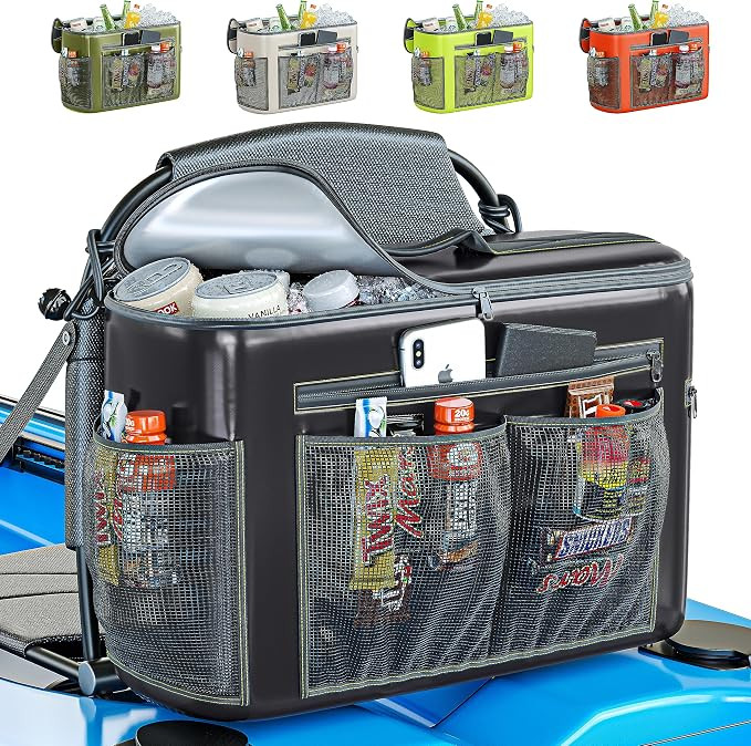 Skywin Kayak Cooler Behind Seat, Waterproof Cooler for Kayaking, Compatible with Lawn Chair Style... | Amazon (US)