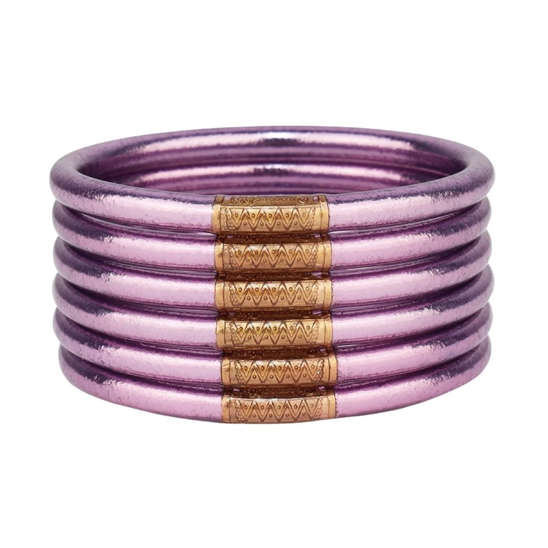 Lila All Weather Bangles® (AWB®) - Serenity Prayer | BuDhaGirl