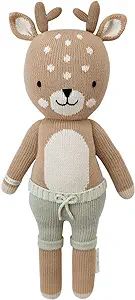 cuddle + kind Elliott The Fawn Little 13" Hand-Knit Doll – 1 Doll = 10 Meals, Fair Trade, Heirl... | Amazon (US)